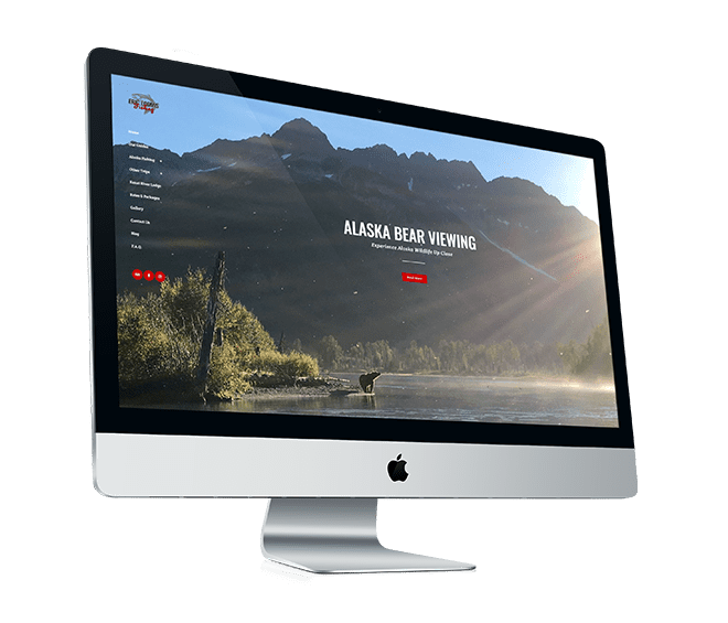 Eric Loomis Fishing Alaska Website Mockup